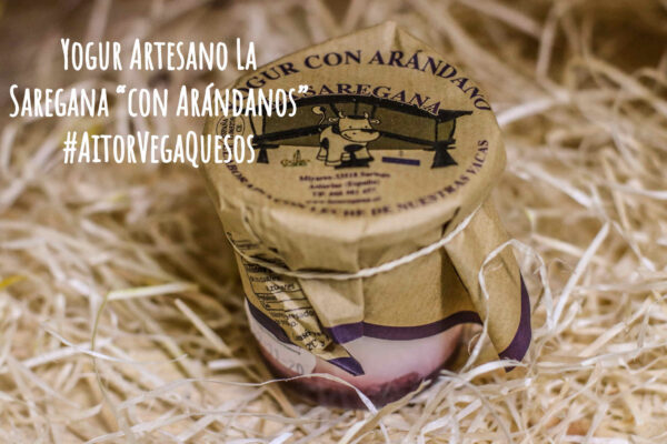 Yogur Artesano La Saregana "con Arándanos"