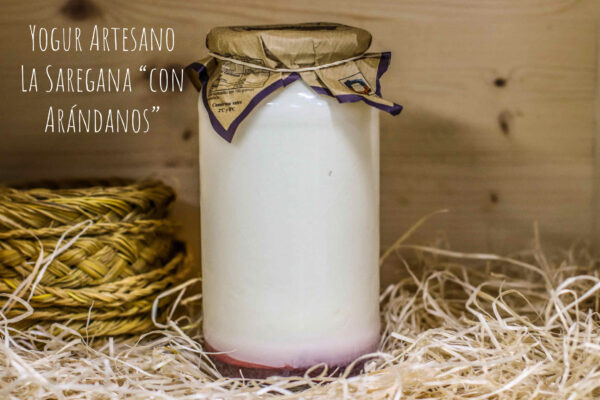 Yogur Artesano La Saregana "con Arándanos" Grande