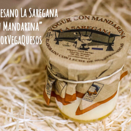 Yogur Artesano La Saregana "con Mandarina"
