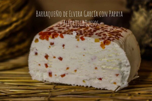 Queso Barraqueño de Elvira Garcia con Papaya