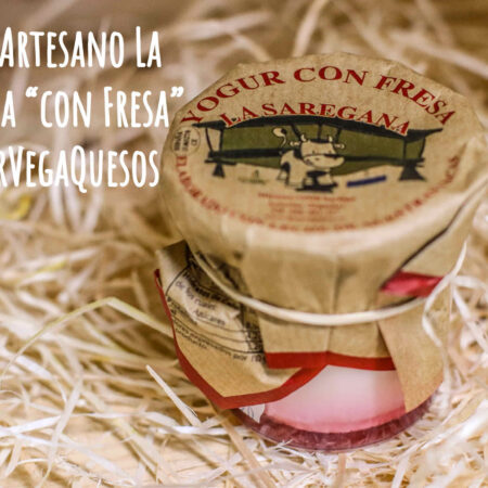 Yogur Artesano La Saregana "con Fresa"