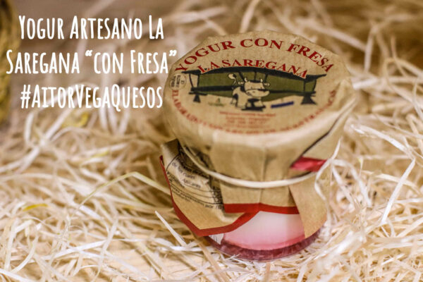 Yogur Artesano La Saregana "con Fresa"