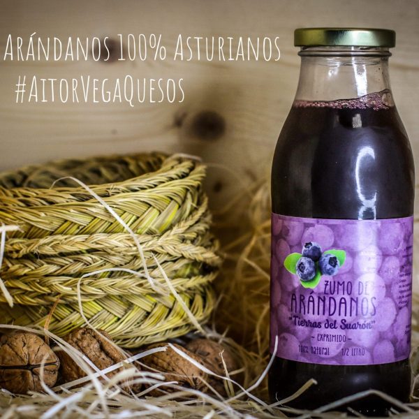 Zumo Artesano de Arándanos 100% Asturiano