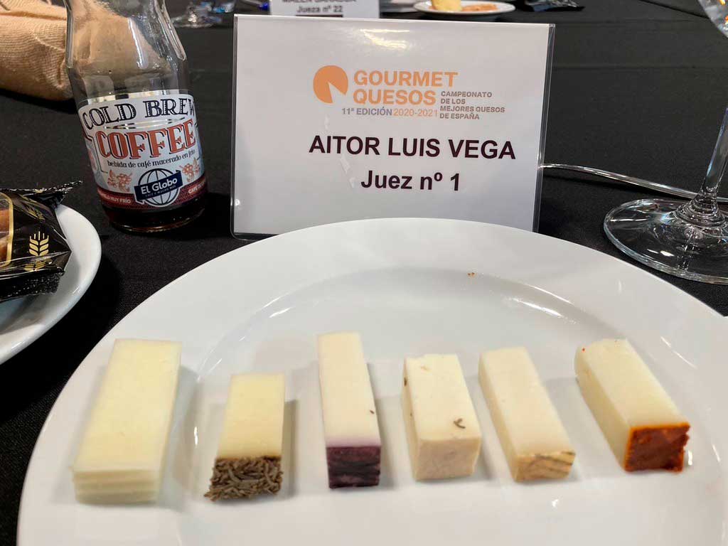 Identificación de Aitor Vega como juez en el Salón Gourmet 2021