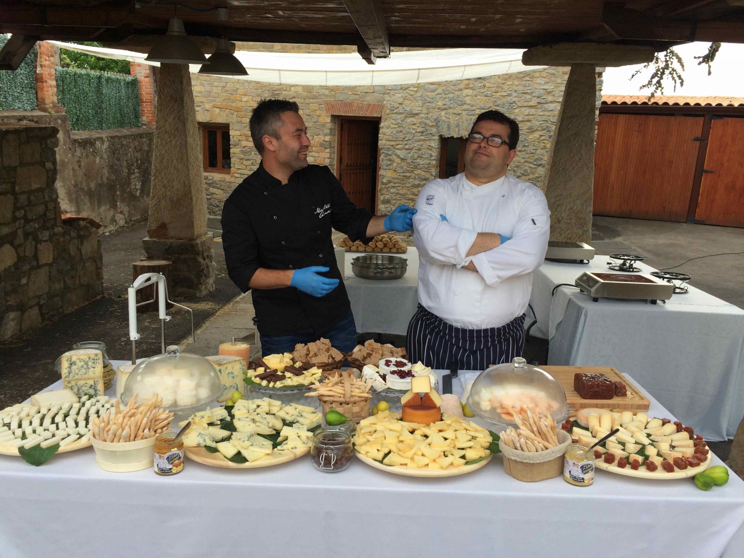 Mesa de Quesos Quinta Curullu Aitor Vega y Marcos Morán