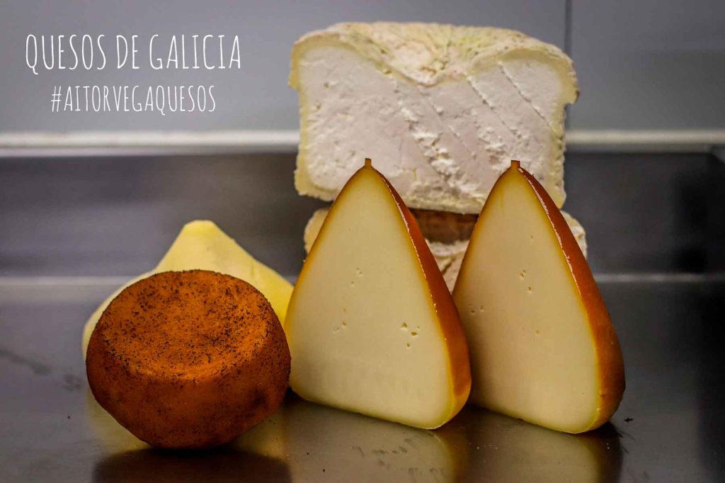 Los 4 quesos de las denominaciones de origen de Galicia