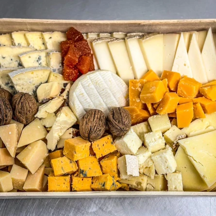 tabla 10 quesos caja madera