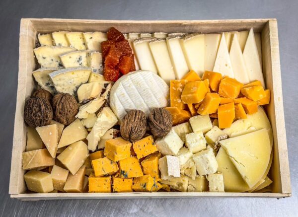 tabla 10 quesos caja madera