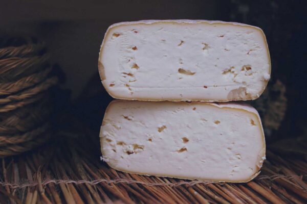 Interior del queso Agarimo de Gandería Quintián