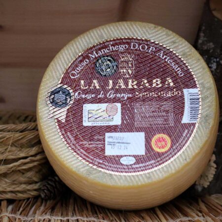 Queso Pago de La Jaraba Semi D.O. Manchego pieza entera