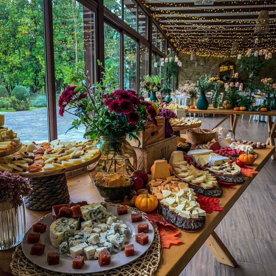 Mesa de Quesos para una boda